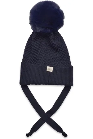 mp Denmark Oslo Beanie - Fake Fur Accessories Headwear Hats Beanie Navy