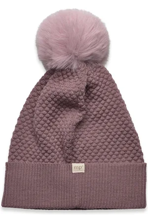 mp Denmark Oslo Beanie - Fake Fur Accessories Headwear Hats Beanie Pink
