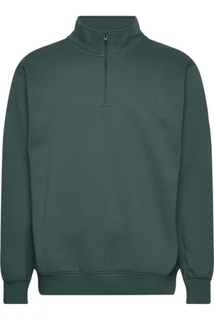 Vans Original Standards Loose Qzip Sport Sport Clothing Sport Sweatshirts & Hoodies Sport Sweatshirts Green