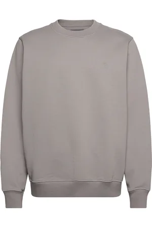Abercrombie & Fitch Anf Mens Sweatshirts Tops Sweatshirts & Hoodies Sweatshirts Grey