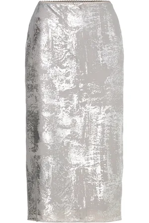 Noisy May Nmlucia Nw Mesh Midi Skirt Jrs Fwd Skirts Knee-length & Midi Skirts Grey