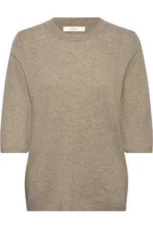 INWEAR Monikaiw Over Tshirt Tops Knitwear Jumpers Beige