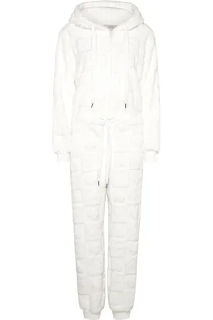 Missya Teddy Jumpsuit Pyjamas Nattøj White