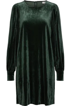 Pulz jeans Pzbarbara Short Dress Kort Kjole Green