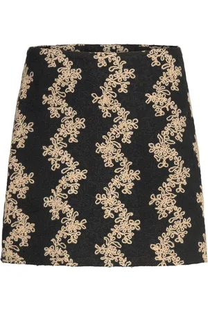 Norr Flo Skirt Skirts Short Skirts Black