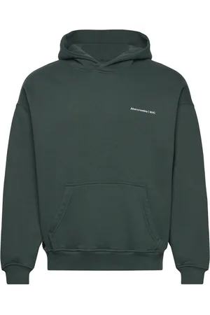 Abercrombie & Fitch Anf Mens Sweatshirts Tops Sweatshirts & Hoodies Hoodies Green