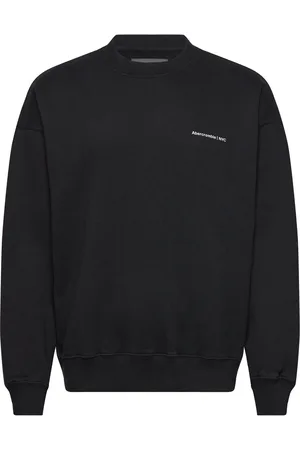 Abercrombie & Fitch Anf Mens Sweatshirts Tops Sweatshirts & Hoodies Sweatshirts Black