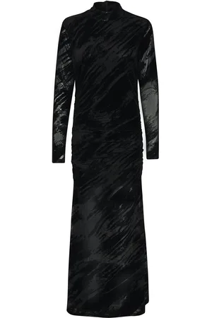 Gestuz Flikkagz Long Dress Maxikjole Festkjole Black