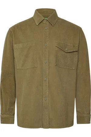 Benetton Shirt Tops Overshirts Green