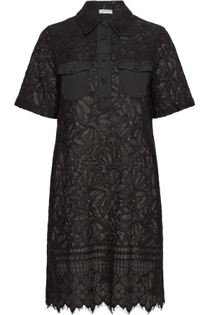 Pulz jeans Pzdandy Ss Dress Kort Kjole Black