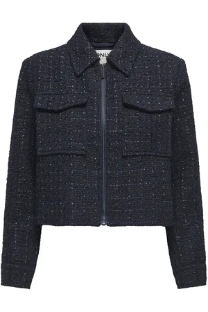 ONLY Onlshona L/S Boucle Shirt Tlr Blazers BouclÉ Blazers Navy