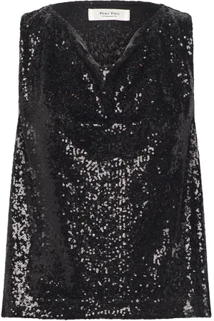 Part Two Malikkapw To Tops T-shirts & Tops Sleeveless Black