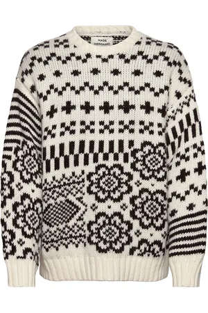 Mads Norgaard Crash Lefur Sweater Tops Knitwear Jumpers Multi/patterned