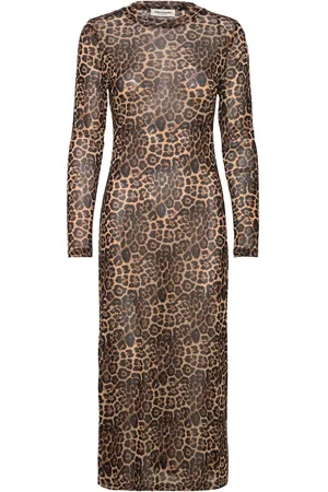 Lollys Laundry Loganll Maxi Dress Ls Maxikjole Festkjole Brown