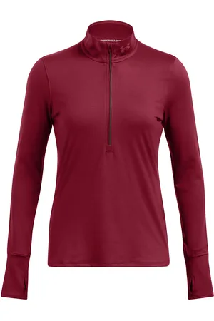 Under Armour Ua Launch Pro Half Zip Sport Sweatshirts & Hoodies Sweatshirts Burgundy