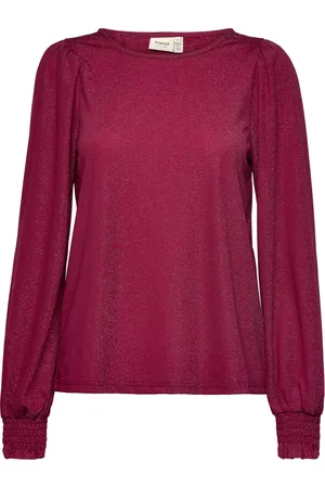 FRANSA Frluca Bl 2 Tops Blouses Long-sleeved Red