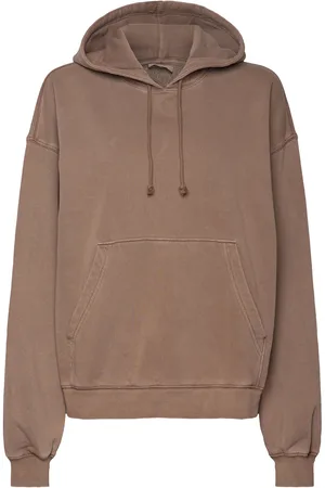 Weekday Essence Standard Hoodie Tops Sweatshirts & Hoodies Sweatshirts Beige