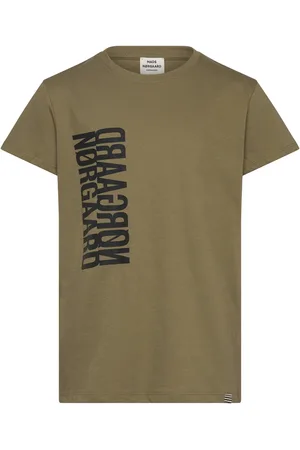 Mads Norgaard Single Organic Tuvina Tee Tops T-Kortærmet Skjorte Green