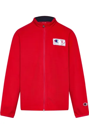 Champion Full Zip Top Tops Sweatshirts & Hoodies Sweatshirts Red