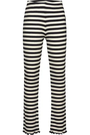 Mads Norgaard 5X5 Classic Stripe Lala Leggings Bottoms Leggings Multi/patterned