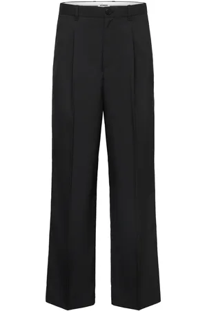 Weekday Loose Suit Trousers Bottoms Trousers Casual Black