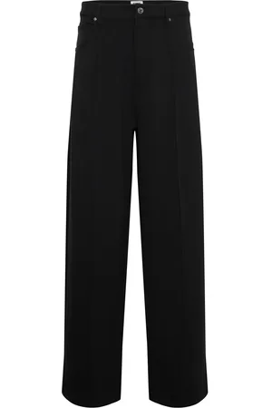 Weekday Loose Baggy Track Trousers Bottoms Trousers Casual Black
