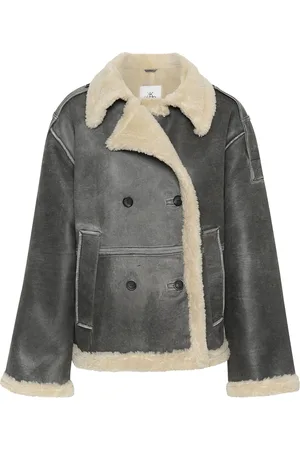 Karen by Simonsen Kbreio Kleo Jacket Læderjakke Skindjakke Brown
