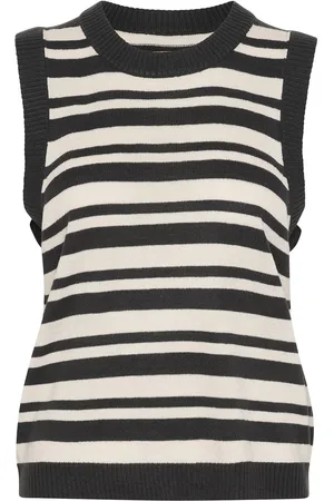 Culture Cubay Vest Vests Knitted Vests Black