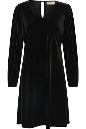 Cream Crpativa Dress Knælang Kjole Black