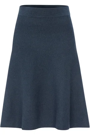 Newhouse Milano Skirt Skirts Knee-length & Midi Skirts Navy
