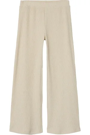 NAME IT Nkfrikka Wide Pant Bottoms Trousers Beige