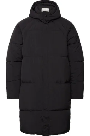Solid Sdmilo Puffer Long Foret Jakke Black