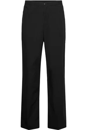 Weekday Relaxed Casual Trousers Bottoms Trousers Casual Black