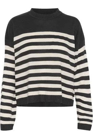 Culture Cubay Pullover Tops Knitwear Jumpers Black
