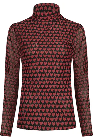 Fabienne Chapot Jane Top Tops Shirts Long-sleeved Red