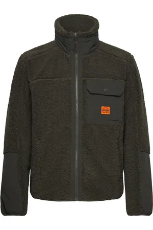Superdry Expedition Borg Hybrid Outerwear Jackets Anoraks Green