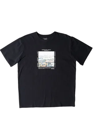 Clean Cut Sortedamssøen Organic T-Shirt Tops T-Kortærmet Skjorte Black