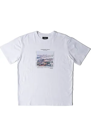 Clean Cut Sortedamssøen Organic T-Shirt Tops T-Kortærmet Skjorte White