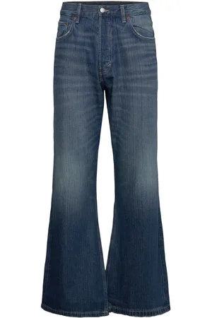 Weekday Loose Bootcut Jeans Bottoms Jeans Relaxed Blue