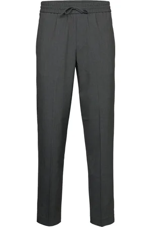 Lindbergh Relaxed Fit Pants Bottoms Trousers Casual Grey
