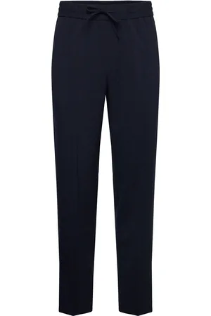 Lindbergh Relaxed Fit Pants Bottoms Trousers Casual Navy