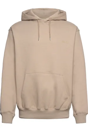 Woodbird Wbpacs Base Hoodie Tops Sweatshirts & Hoodies Hoodies Beige