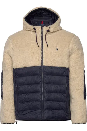 Ralph Lauren The Colden Hybrid Jacket Tops Sweatshirts & Hoodies Fleeces & Midlayers Beige