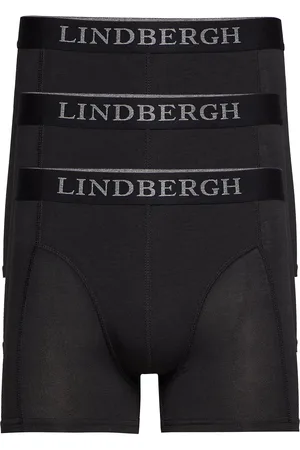 Lindbergh Basic Bamboo Boxers 3 Pack Boxershorts Black