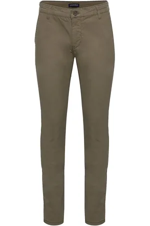 Lindbergh Superflex Chino Bottoms Trousers Chinos Green