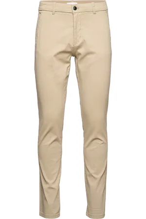 Lindbergh Superflex Chino Pants Bottoms Trousers Chinos Beige