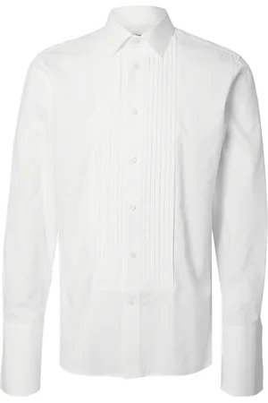 SELECTED Slhslim-Anton Bib Shirts Ls Classic Tops Shirts Business White