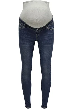 ONLY Olmwauw Mid Sk Dnm Bj5 Noos Bottoms Jeans Slim Blue