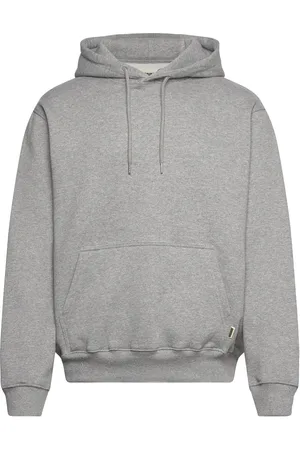 Woodbird Wbpacs Base Hoodie Tops Sweatshirts & Hoodies Hoodies Grey