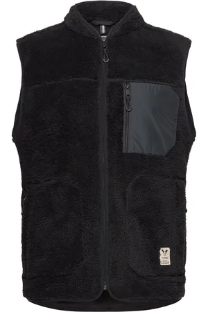 Fat Moose Wood Fleece Vest Vest Black